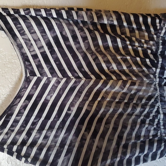 EUC 5th and Love Black and White Stiped Dress Size S - Picture 5 of 5